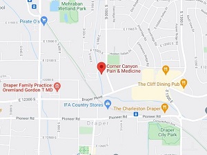 map to Corner Canyon